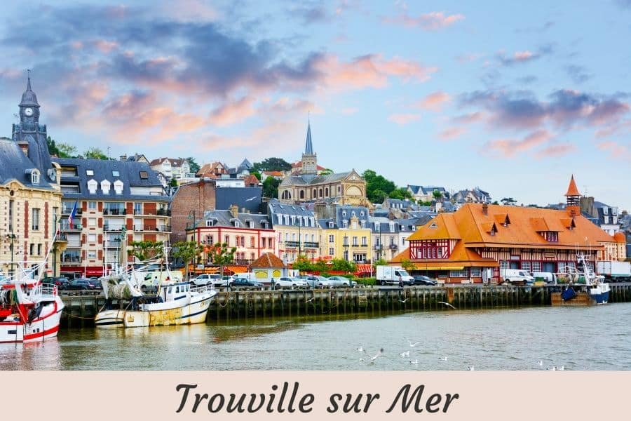 Trouville French coastal town