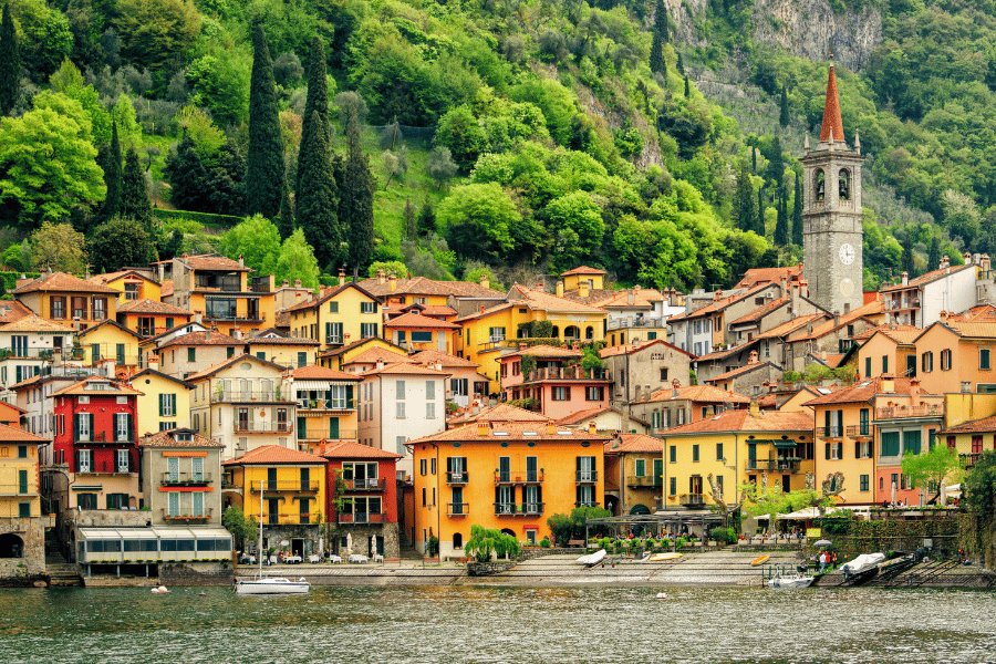 Houses in Lake Como, Italy