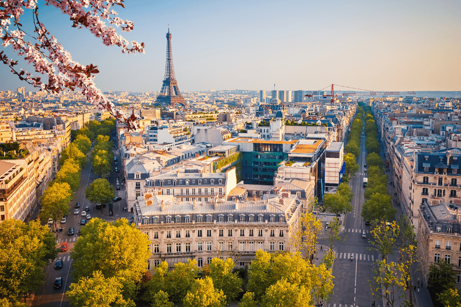 Living in Paris France