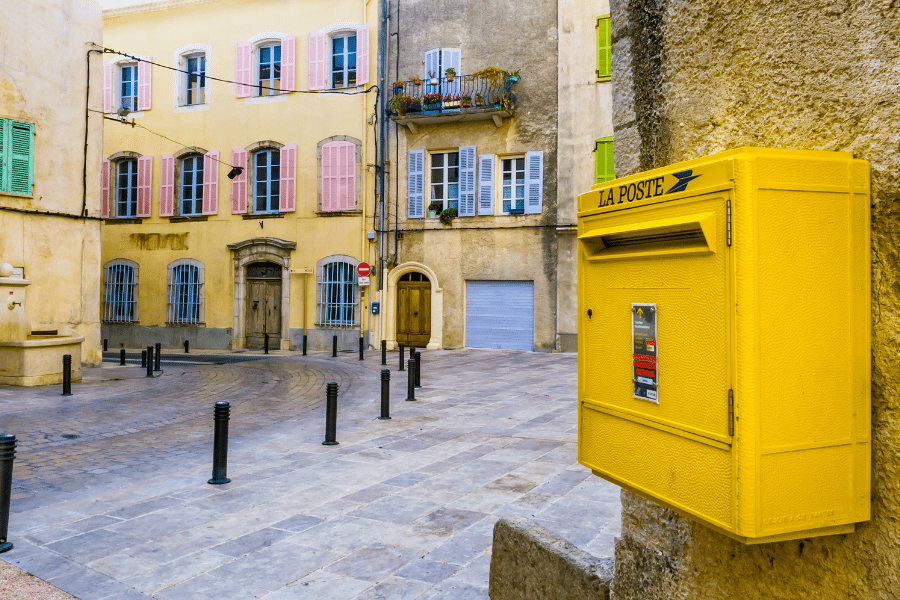 Postal mailbox France