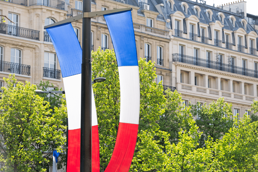 Paris France flag