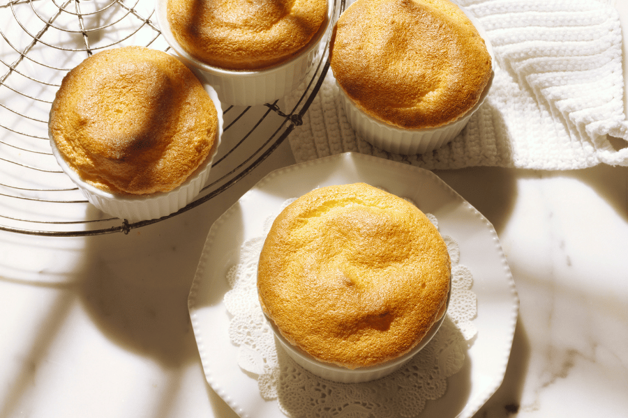 Souffle famous French dish