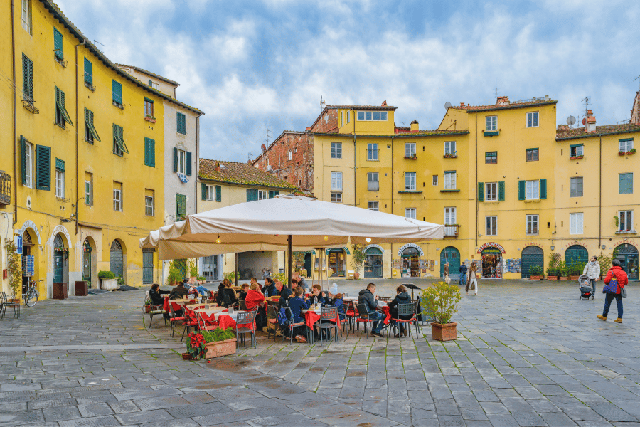 Piazza del Anfiteatro Lucca Italy