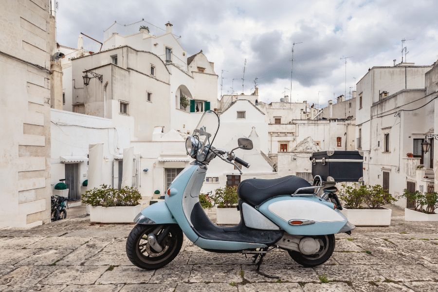 scooter Martina Franca Italy