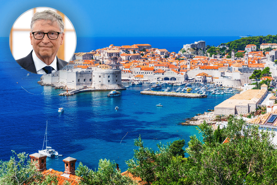 Dubrovnik Croatia Bill Gates