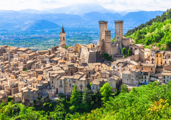 Pacentro Abruzzo Italy