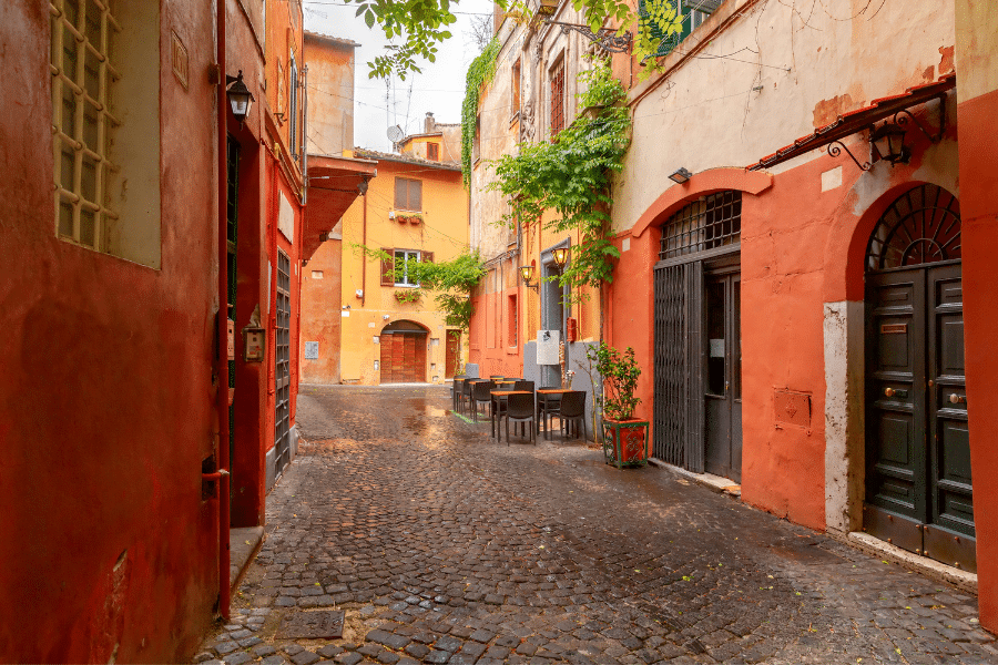 Rome neighborhood Italy