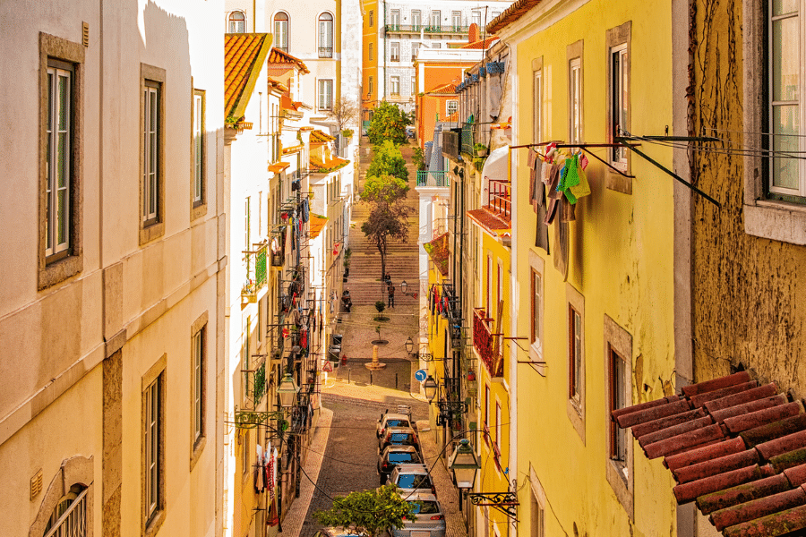 Chiado neighborhood Lisbon Portugal