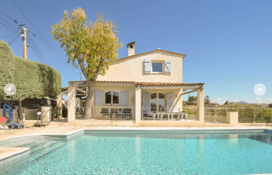 Villa on Cote d'Azur France