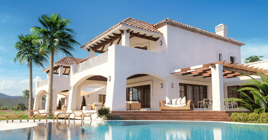 luxury villa with pool