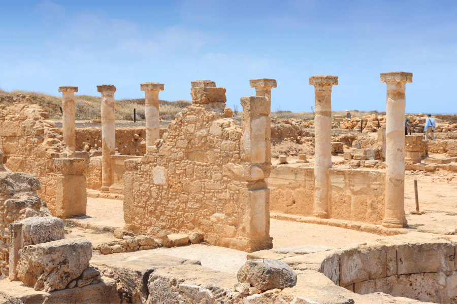 Paphos archeological park Cyprus