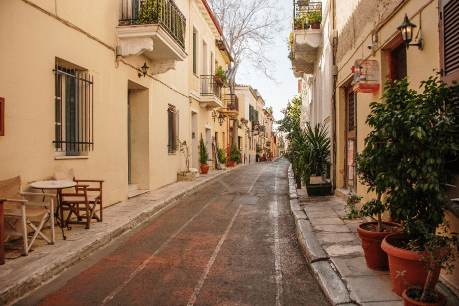 Street in Athens Greece