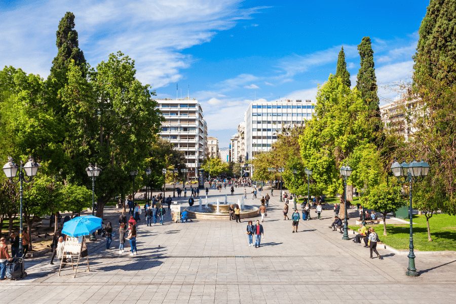 Syntagma Square Athens Greece