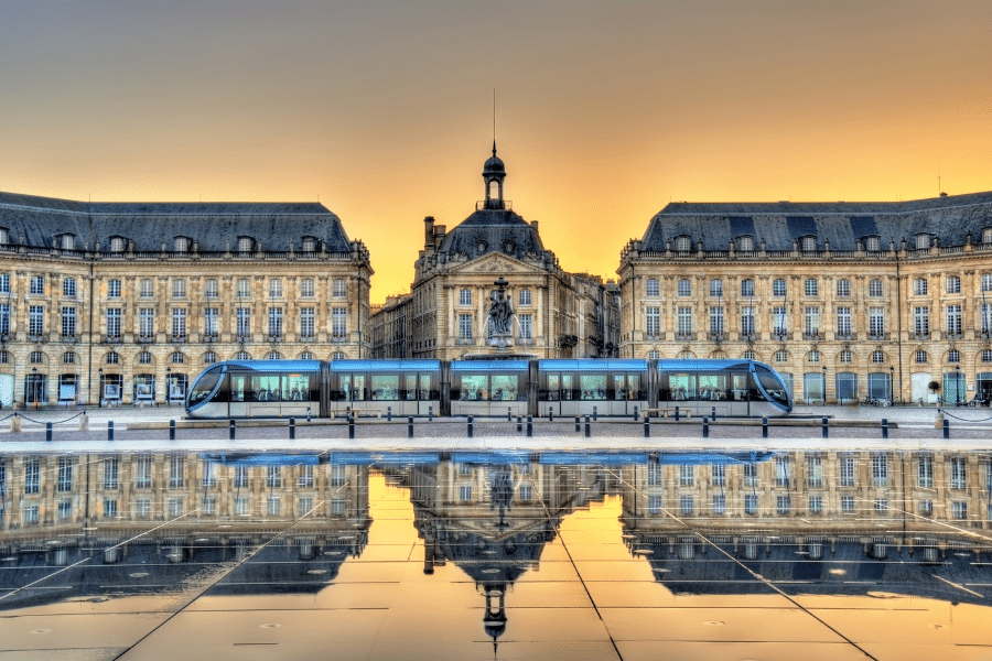 Place de la Bourse Water Mirror Bordeaux France