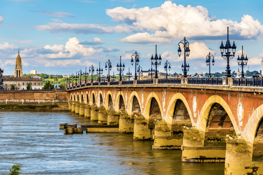 Pont de Pierre Bordeaux France