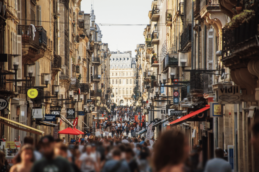 Rue Sainte Catherine Bordeaux France