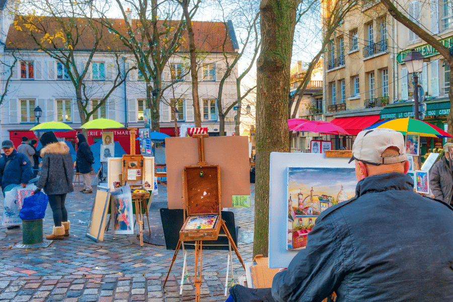 Montmartre Paris France artists quarters