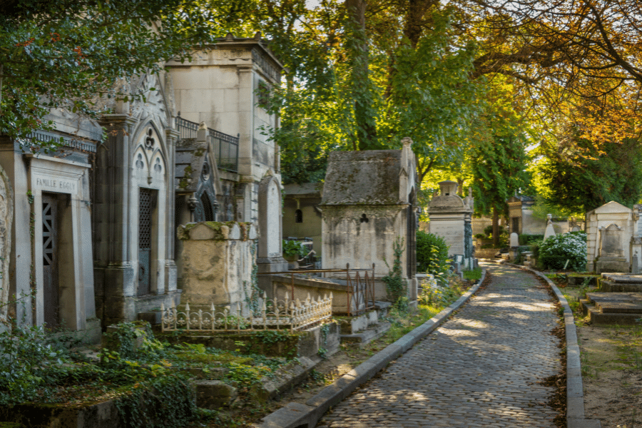 Pere Lachaise Cemetery Paris France
