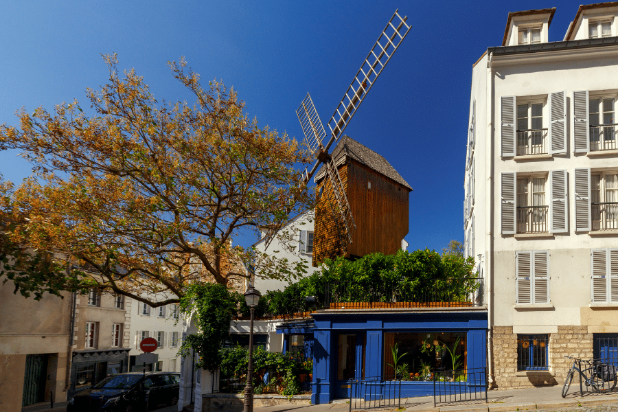 Windmill in MontMartre Paris France