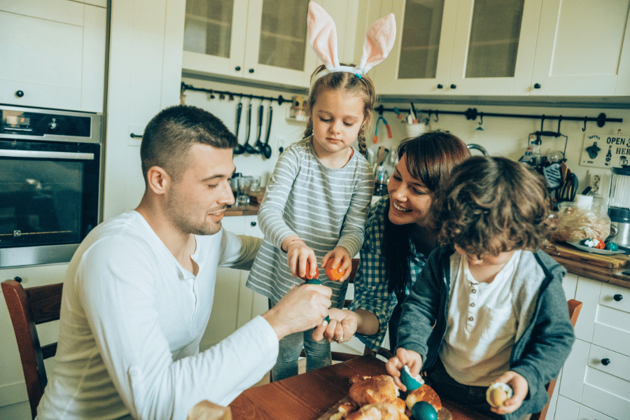 Family on Easter