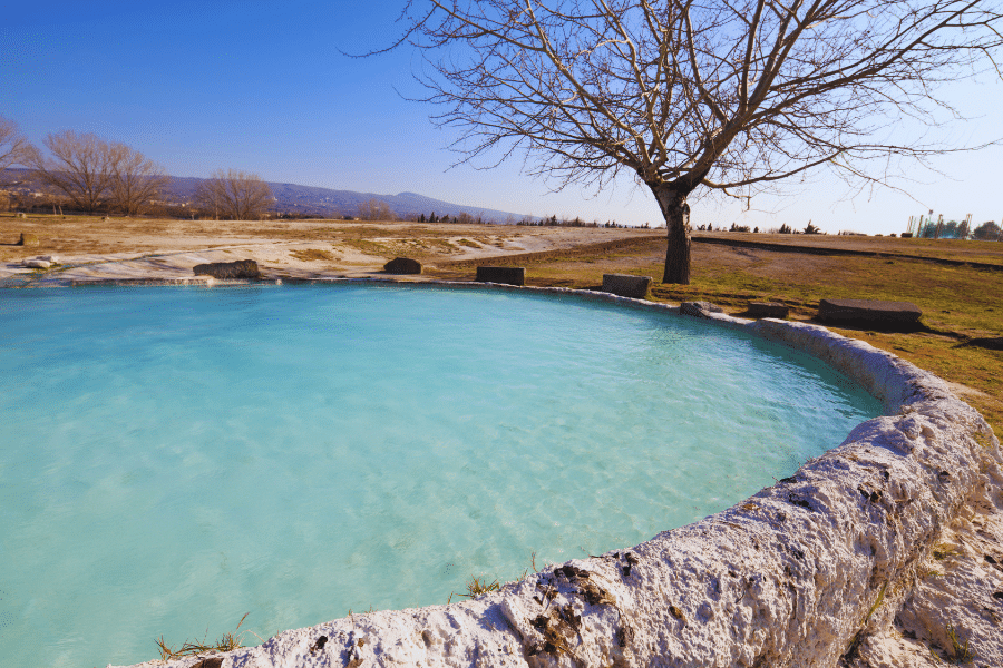 hot springs Viterbo Lazio Italy