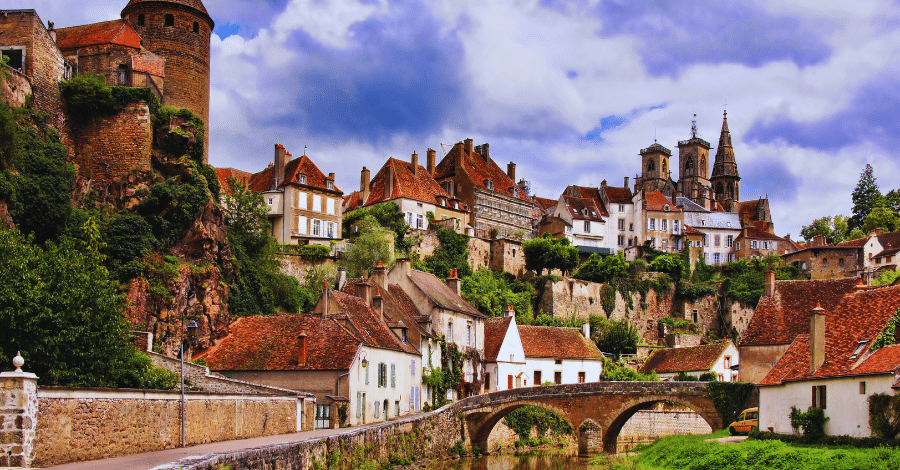 Village-in-Burgundy-France