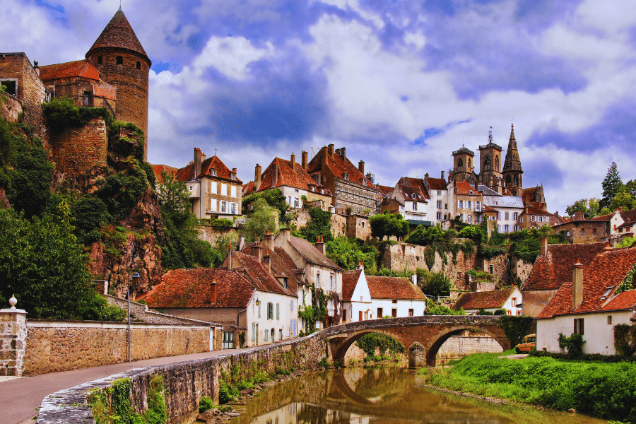 Village-in-Burgundy-France