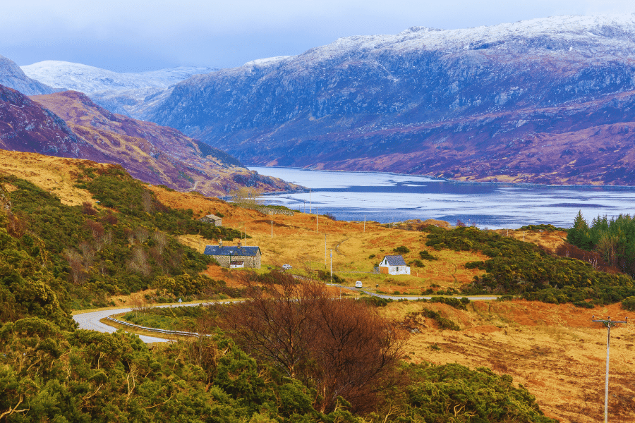 Scottish Highlands Scotland fall colors